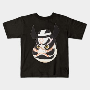 Japanese Yokai Mask Demon Oni Kids T-Shirt